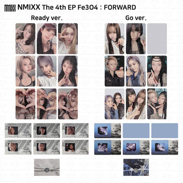 NMIXX The 4th EP Fe3O4 FORWARD (Photobook ver.) Photocard Postcard Boarding Ticket