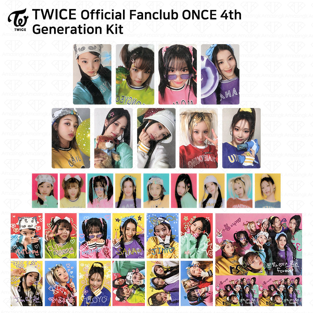 TWICE Official Fan Club ONCE 4th Generation Kit - Photocard