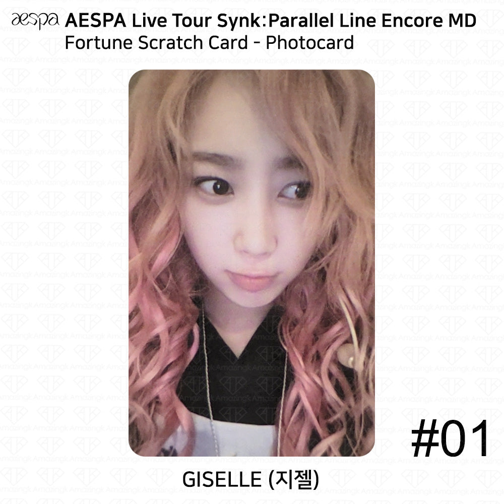 AESPA Live Tour Synk:Parallel Line Encore MD - Fortune Scratch Card