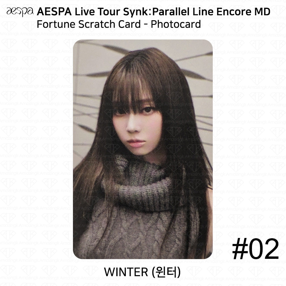 AESPA Live Tour Synk:Parallel Line Encore MD - Fortune Scratch Card