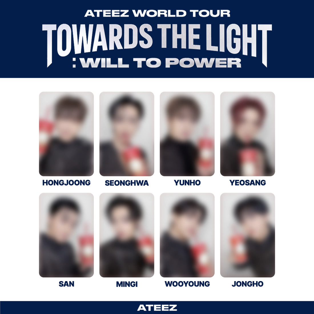[PRE-ORDER] Ateez World Tour TOWARDS THE LIGHT:WILL TO POWER in Cinemas Week 2 Benefit Photocard