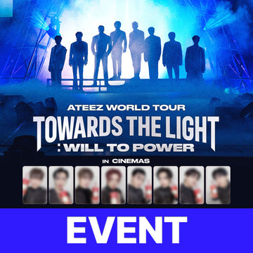 [PRE-ORDER] Ateez World Tour TOWARDS THE LIGHT:WILL TO POWER in Cinemas Week 2 Benefit Photocard