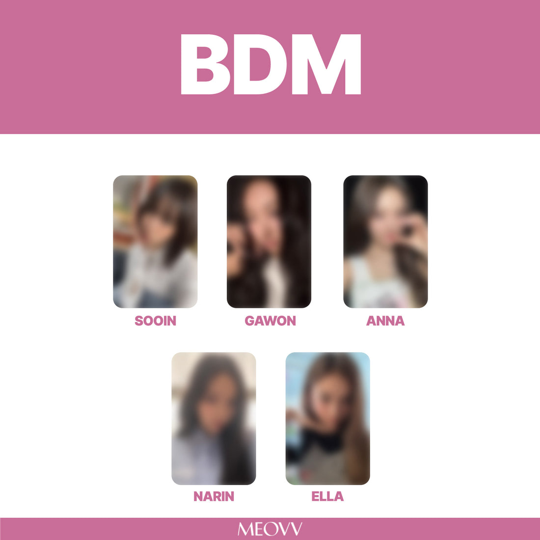 [PRE-ORDER] MEOVV 1st EP Album My Eyes Open Wide (Photobook ver.) Luckydraw Event