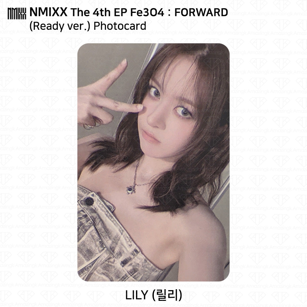 NMIXX The 4th EP Fe3O4 FORWARD (Photobook ver.) Photocard Postcard Boarding Ticket