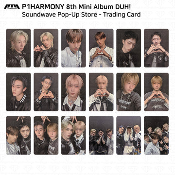 P1HARMONY The 8th Mini Album DUH! Soundwave POP-UP Trading Card