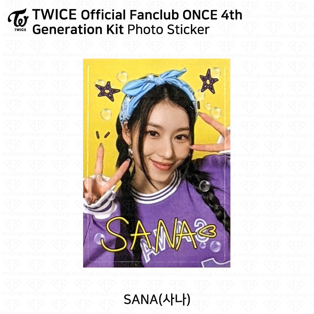 TWICE Official Fan Club ONCE 4th Generation Kit - Photocard